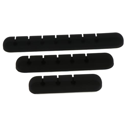 FUNNETOYU 3 Stück Teiliges Kabelhalter Selbstklebend für Schreibtisch Kabelmanagement Organizer Fach Clips Kompatibel mit Ladekabeln und USB Kabeln Geeignet für Büro und Zuhause von FUNNETOYU