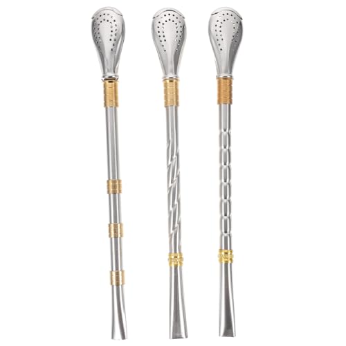 FUNNETOYU 3 Stück Teiliges Tee Rührlöffel mit Langem Stiel Wiederverwendbare Trinklöffel in Verschiedenen Farben zum Umrühren von Kaffee und Tee FUNNETOYU 3 Stück Teiliges Tee Rührlöffel mit Langem Stiel Wiederverwendbare Trinklöffel in Verschiedenen Farben zum Umrühren von Kaffee und Tee von FUNNETOYU