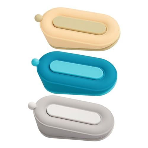 FUNNETOYU 3 Stück Türstopper aus PVC Rutschfester Türkeil Blau und Gelb Praktischer Türstopper für Türschutz und für Schlafzimmer und Wohnräume FUNNETOYU 3 Stück Türstopper aus PVC Rutschfester Türkeil Blau und Gelb Praktischer Türstopper für Türschutz und für Schlafzimmer und Wohnräume von FUNNETOYU