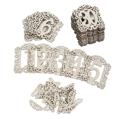 FUNNETOYU 30 Stück Teiliges Set Tischnummernschilder für Hochzeiten und Partys mit Ständern Nummer Klare und Leicht Lesbare Zahlen Design Vielseitig Einsetzbar Hochwertige Verarbeitung FUNNETOYU 30 Stück Teiliges Set Tischnummernschilder für Hochzeiten und Partys mit Ständern Nummer Klare und Leicht Lesbare Zahlen Design Vielseitig Einsetzbar Hochwertige Verarbeitung von FUNNETOYU