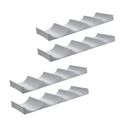 FUNNETOYU 4 Stück Europäisches Teiliges Weinregal Stabiler Flaschenhalter für Arbeitsplatte rutschfeste Weinständer zur Ordentlichen Aufbewahrung von Rotwein und Getränken FUNNETOYU 4 Stück Europäisches Teiliges Weinregal Stabiler Flaschenhalter für Arbeitsplatte rutschfeste Weinständer zur Ordentlichen Aufbewahrung von Rotwein und Getränken von FUNNETOYU