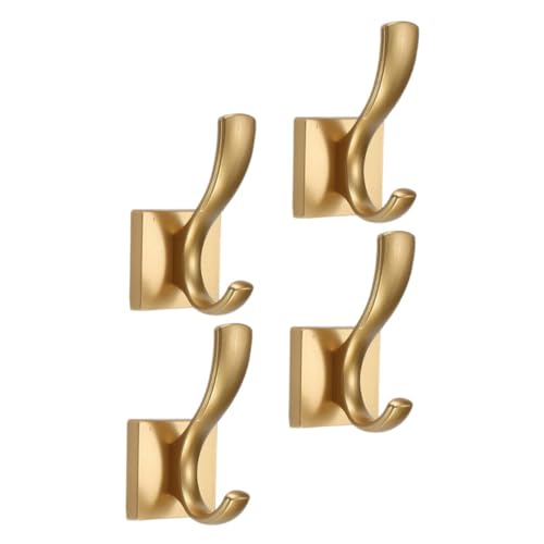 FUNNETOYU 4 Stück Goldene Wandhaken Metallkleiderhaken für Handtücher Mäntel Hüte und Schlüssel für Eingangsbereiche und Küchen Rostbeständig und Elegant Verarbeitet FUNNETOYU 4 Stück Goldene Wandhaken Metallkleiderhaken für Handtücher Mäntel Hüte und Schlüssel für Eingangsbereiche und Küchen Rostbeständig und Elegant Verarbeitet von FUNNETOYU