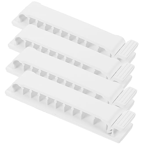 FUNNETOYU 4 Stück Kabelmanagement Clip Teilig Selbstklebend für Desktop und Büro Kabel Organizer für Headphone und Ladekabel Einfach Anbringbar Weiß FUNNETOYU 4 Stück Kabelmanagement Clip Teilig Selbstklebend für Desktop und Büro Kabel Organizer für Headphone und Ladekabel Einfach Anbringbar Weiß von FUNNETOYU