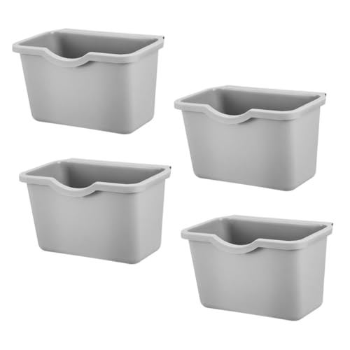 FUNNETOYU 4 Stück Kleiner Hängender Müllbehälter aus Robustem Kunststoff Platzsparender Wand-abfalleimer für Küche Einfach zu Reinigen Stabil für Schranktür oder Arbeitsplatte FUNNETOYU 4 Stück Kleiner Hängender Müllbehälter aus Robustem Kunststoff Platzsparender Wand-abfalleimer für Küche Einfach zu Reinigen Stabil für Schranktür oder Arbeitsplatte von FUNNETOYU