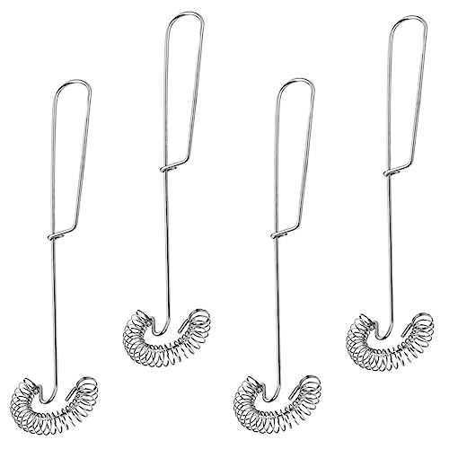 FUNNETOYU 4 Stück Schneebesen mit Spiraldesign Teiliges Handrührgerät für Eier und Langlebig und Flexibel für Küche und Backen FUNNETOYU 4 Stück Schneebesen mit Spiraldesign Teiliges Handrührgerät für Eier und Langlebig und Flexibel für Küche und Backen von FUNNETOYU
