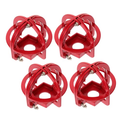 FUNNETOYU 4 Stück Schutzabdeckung Für Den Sprinklerkopf Kappe Im Freien Bewachen Schilde Sprinklerkopfschutz Käfig Schützend Ersatz Sprinkler-spritzschutz Sprinklerdeckel Rot Metall FUNNETOYU 4 Stück Schutzabdeckung Für Den Sprinklerkopf Kappe Im Freien Bewachen Schilde Sprinklerkopfschutz Käfig Schützend Ersatz Sprinkler-spritzschutz Sprinklerdeckel Rot Metall von FUNNETOYU