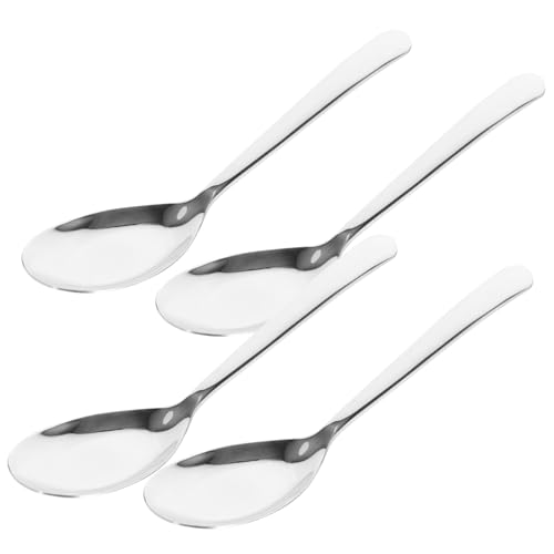 FUNNETOYU 4 Stück Suppenlöffel Große Schwere Küchenlöffel für Suppen und Eintöpfe Spülmaschinenfest für Täglichen Gebrauch Zuhause FUNNETOYU 4 Stück Suppenlöffel Große Schwere Küchenlöffel für Suppen und Eintöpfe Spülmaschinenfest für Täglichen Gebrauch Zuhause von FUNNETOYU