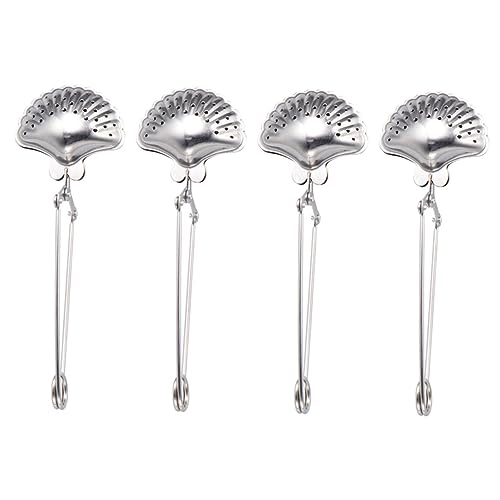 FUNNETOYU 4 Stück Teesiebe lose rostfrei Edelstahl -Teefilter Metall -Teesieb feines Netz Tee-Eier Teewerkzeuge Teezubehör Feiner Netze -Teefilter Sieb für Tee Filter für Tee Silber FUNNETOYU 4 Stück Teesiebe lose rostfrei Edelstahl -Teefilter Metall -Teesieb feines Netz Tee-Eier Teewerkzeuge Teezubehör Feiner Netze -Teefilter Sieb für Tee Filter für Tee Silber von FUNNETOYU