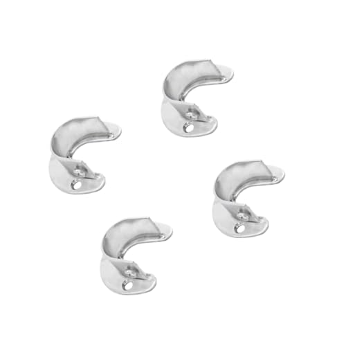 FUNNETOYU 4 Stück Teiliges Edelstahl Kleiderstangenhalter Flansch Halterung Rostfrei Robust für Kleiderschrank Balkon Bad Robuste Rundrohrstütze zur Wandmontage FUNNETOYU 4 Stück Teiliges Edelstahl Kleiderstangenhalter Flansch Halterung Rostfrei Robust für Kleiderschrank Balkon Bad Robuste Rundrohrstütze zur Wandmontage von FUNNETOYU