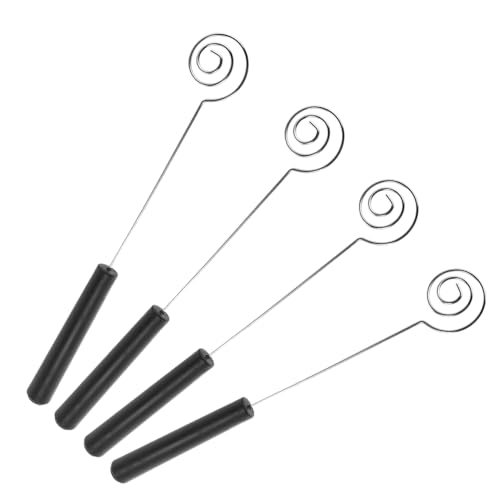 FUNNETOYU 4 Stück Teiliges Edelstahl Schokoladen-tauchgabel Spiralform Dipping Tool für DIY Pralinen Cake Decorating Fondue Zubehör für Backen und Küche von FUNNETOYU