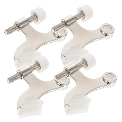 FUNNETOYU 4 Stück Teiliges Verstellbares Türstopper Scharniermontage aus Verstärkter Zinklegierung mit Gepolstertem Gummipuffer Schutz für Wände und Böden FUNNETOYU 4 Stück Teiliges Verstellbares Türstopper Scharniermontage aus Verstärkter Zinklegierung mit Gepolstertem Gummipuffer Schutz für Wände und Böden von FUNNETOYU