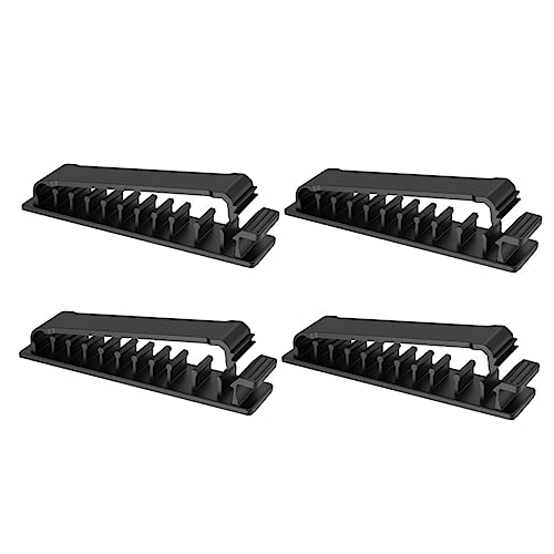 FUNNETOYU 4Stücke Kabelorganisator Einstellbare Selbstklebende Kabelhalter Clips für Effektives Kabelmanagement Am Schreibtisch Installieren Nägel oder Bohrungen FUNNETOYU 4Stücke Kabelorganisator Einstellbare Selbstklebende Kabelhalter Clips für Effektives Kabelmanagement Am Schreibtisch Installieren Nägel oder Bohrungen von FUNNETOYU