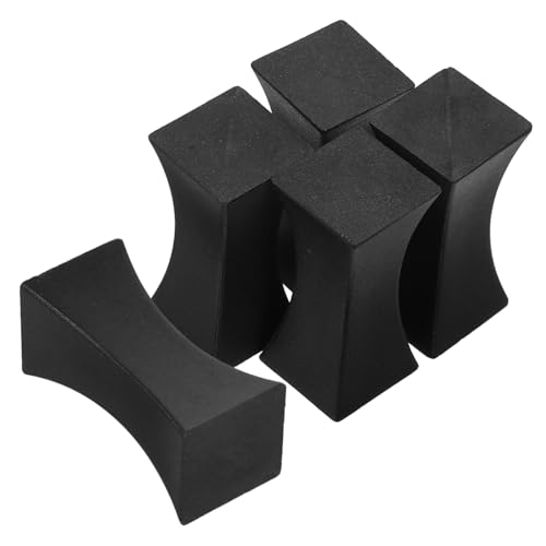 FUNNETOYU 5 Stück Alloy -Stäbchenhalter Utensilienablage rostfrei ruht essstäbchen Rest Abendessen Kissen Essstäbchenhalter Stäbchen Stehen einfache Essstäbchenablage Glasfaser Schwarz von FUNNETOYU