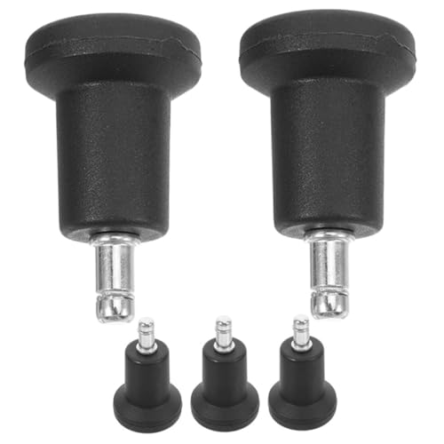 FUNNETOYU 5 Stück Bürostuhl Fußgleiter mit Snap Ring Verschleißfest Antirutsch Schutz Einfache Ersatzgleiter für Drehstuhlbeine Geeignet für Büro und Computerstühle von FUNNETOYU