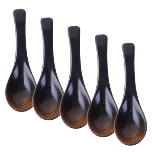 FUNNETOYU 5 Stück Keramik Suppenlöffel Haushalt Porzellanlöffel mit Langem Griff Glatte Oberfläche Spülmaschinengeeignet Vielseitig für Suppe Brei Nudeln und Dressings Praktisches FUNNETOYU 5 Stück Keramik Suppenlöffel Haushalt Porzellanlöffel mit Langem Griff Glatte Oberfläche Spülmaschinengeeignet Vielseitig für Suppe Brei Nudeln und Dressings Praktisches von FUNNETOYU