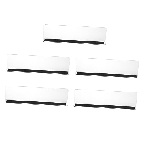 FUNNETOYU 5 Stück Kunststoff Regaltrennwände mit Magnet Robuste Warenabtrennung für Supermärkte und Geschäfte PVC Material für Klare Klassifizierung und Einfache Handhabung FUNNETOYU 5 Stück Kunststoff Regaltrennwände mit Magnet Robuste Warenabtrennung für Supermärkte und Geschäfte PVC Material für Klare Klassifizierung und Einfache Handhabung von FUNNETOYU