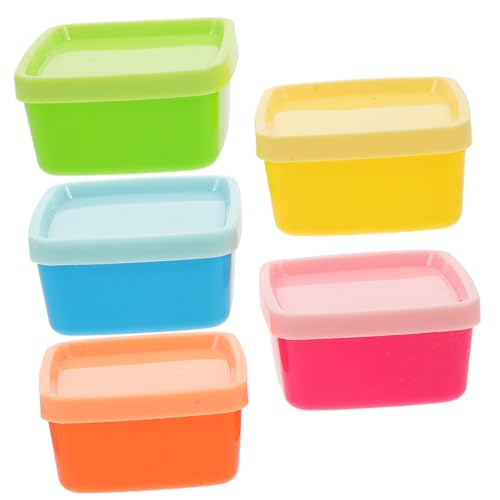 FUNNETOYU 5 Stück Snackbehälter Mit Deckel Wiederverwendbare Für Gewürze Salatdressing Und Snacks Spülmaschinenfest Und Auslaufsicher FUNNETOYU 5 Stück Snackbehälter Mit Deckel Wiederverwendbare Für Gewürze Salatdressing Und Snacks Spülmaschinenfest Und Auslaufsicher von FUNNETOYU