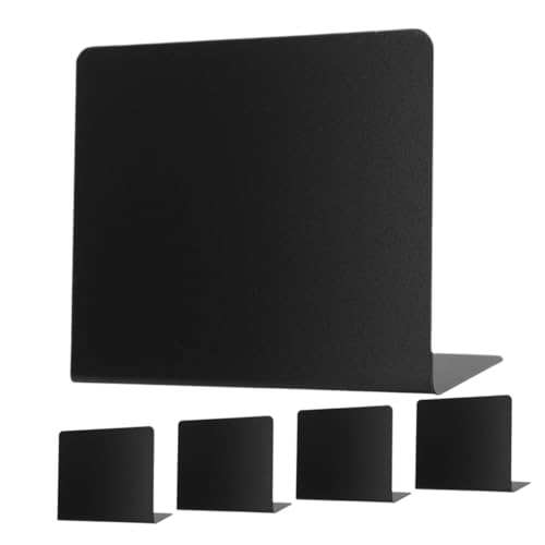 FUNNETOYU 5 Stück Teiliges Mini Kreidetafel Wiederverwendbare Tisch Kreidetafeln aus Abwischbare Desktop Memo Schilder mit Runden Kanten Geeignet für Restaurant Hochzeit Party und Buffet von FUNNETOYU