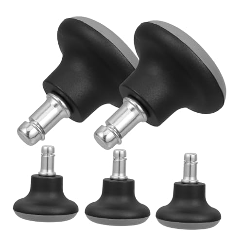 FUNNETOYU 5 Stück Teiliges Pu bürostuhl fußgleiter mit Steckstift Feste Bodengleiter für Bürostühle und Beauty stühle Kratzfest Rutschfest Einfache Installation Stabiler Sitzkomfort von FUNNETOYU