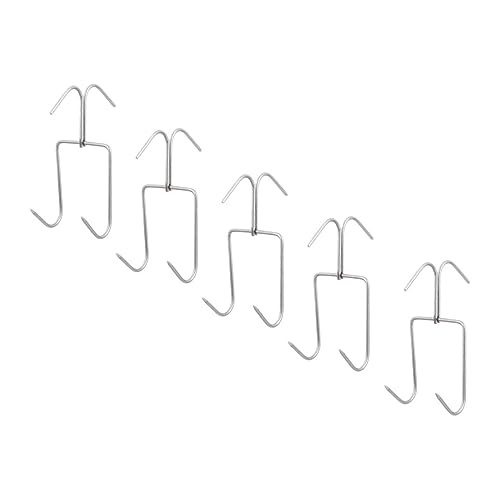 FUNNETOYU 5 Stück Teiliges Set Fleischhaken für Grill und Küche Robuste Doppelte Aufhängung für Fleischverarbeitung Räuchern und Trocknen Einfach zu Reinigen für Profis und Hobbyköche FUNNETOYU 5 Stück Teiliges Set Fleischhaken für Grill und Küche Robuste Doppelte Aufhängung für Fleischverarbeitung Räuchern und Trocknen Einfach zu Reinigen für Profis und Hobbyköche von FUNNETOYU