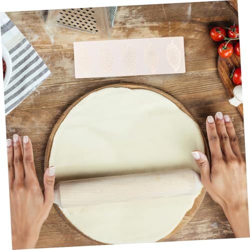 FUNNETOYU 5 Stück Teiliges Silikon Fondant Kuchenform Blattformen für Backen und Dekoration Lebensmittelecht Flexibel Einfach zu Reinigen für Fondant Kekse DIY Kerzen und Seifen von FUNNETOYU