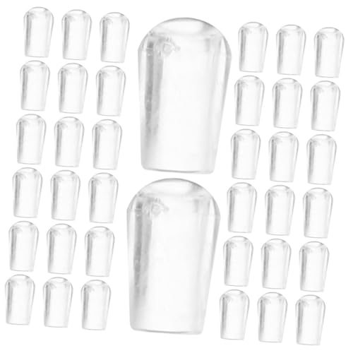 FUNNETOYU 50stücke Schraubenschutzkappe Pvc-endkappen Für Draht Metallrohre Gummispitzen Regalzinken Gummikappen Aufhängehaken von FUNNETOYU