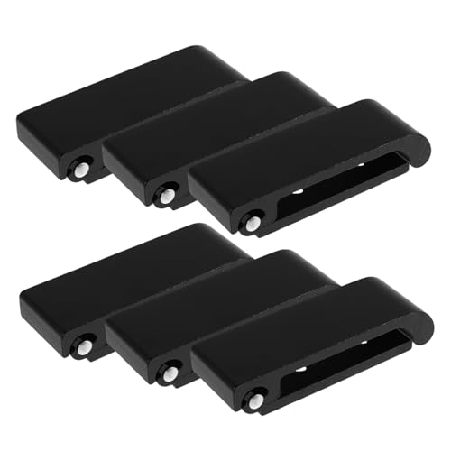 FUNNETOYU 6 Sätze Faltbare Wandhaken aus Aluminiumlegierung Schwerlastfähige Versteckte Wandhaken mit Schrauben und Muttern Multifunktional für Handtücher Taschen Rucksäcke Modern und von FUNNETOYU