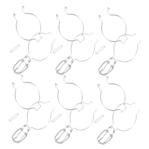 FUNNETOYU 6 Stück Ersatz Drahtbügel für Einmachgläser Teilig Robust Langlebig Sicherer Glasbehälter Verschluss für Weithals Vorratsgläser Einfache Bedienung und Zuverlässige Dichtung FUNNETOYU 6 Stück Ersatz Drahtbügel für Einmachgläser Teilig Robust Langlebig Sicherer Glasbehälter Verschluss für Weithals Vorratsgläser Einfache Bedienung und Zuverlässige Dichtung von FUNNETOYU