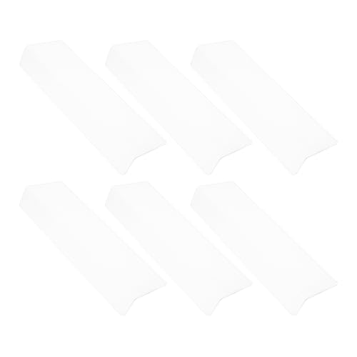 FUNNETOYU 6 Stück Förmige Regaltrenner aus Transparente Trennwände für Schränke Regale und Vorratsräume Platzsparend und Installieren von FUNNETOYU