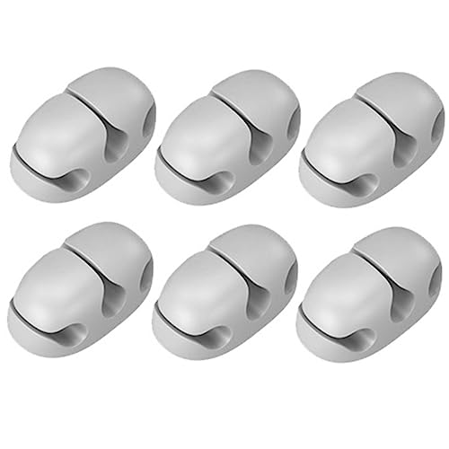 FUNNETOYU 6 Stück Kabel Organizer Clips aus Silikon Selbstklebende Kabelhalter für Datenkabel für Schreibtisch Wand und Büro Hohe Haltbarkeit Einfache Installation Vielseitig Einsetzbar FUNNETOYU 6 Stück Kabel Organizer Clips aus Silikon Selbstklebende Kabelhalter für Datenkabel für Schreibtisch Wand und Büro Hohe Haltbarkeit Einfache Installation Vielseitig Einsetzbar von FUNNETOYU
