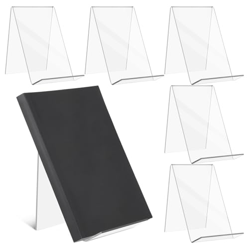 FUNNETOYU 6 Stück Teiliges Acryl Buchdisplay Robuster Buchständer für Broschüren Dokumente und Magazine Transparenter Halter für Ausstellen im Büro oder Zuhause FUNNETOYU 6 Stück Teiliges Acryl Buchdisplay Robuster Buchständer für Broschüren Dokumente und Magazine Transparenter Halter für Ausstellen im Büro oder Zuhause von FUNNETOYU