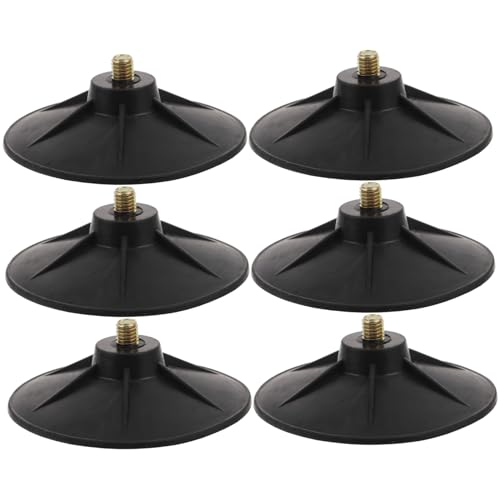 FUNNETOYU 6 Stück Teiliges Heavy Bag Saugnapf Basis mit Stahlplatte und Schrauben Stabile Robuste Wandhalterung für Boxsack Training Zuhause Rutschfeste Saugnapf Ersatzbefestigung von FUNNETOYU