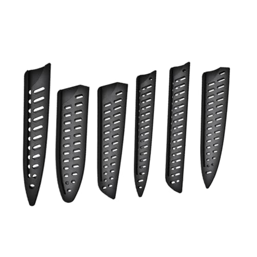 FUNNETOYU 6 Stück Teiliges Messerschutz Set Klingenschutz Küchenmesser Schutzhüllen Cutter Sleeve für Messer Sicherer Schutz vor Kratzern Küchenzubehör FUNNETOYU 6 Stück Teiliges Messerschutz Set Klingenschutz Küchenmesser Schutzhüllen Cutter Sleeve für Messer Sicherer Schutz vor Kratzern Küchenzubehör von FUNNETOYU