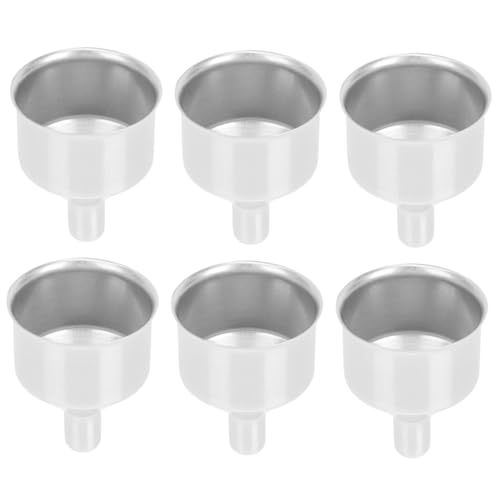 FUNNETOYU 6 Stück Teiliges Mini Trichter Ausgießer Flüssigkeitstrichter für Kleine Flaschen Weinflaschen Küchenzubehör Robust Spülmaschinenfest FUNNETOYU 6 Stück Teiliges Mini Trichter Ausgießer Flüssigkeitstrichter für Kleine Flaschen Weinflaschen Küchenzubehör Robust Spülmaschinenfest von FUNNETOYU