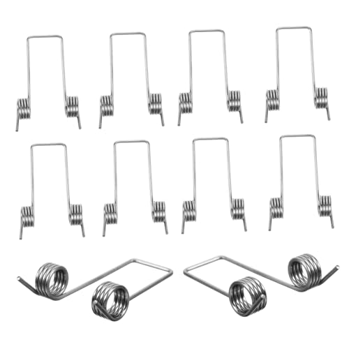 FUNNETOYU 6 Stück Teiliges Torsionsfedern für Mülleimer Ersatzteile für Klappdeckel Abfalleimer und Langlebig Geeignet für Verschiedene Modelle von FUNNETOYU