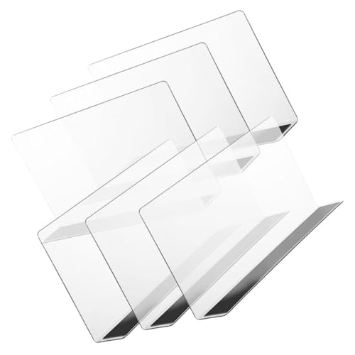 FUNNETOYU 6 Stück Ware Schindeln Typenschilder Warenteiler Klassifizierungsleitbleche Supermarkt-Regalteiler klarer Fachteiler transparenter Teiler PVC FUNNETOYU 6 Stück Ware Schindeln Typenschilder Warenteiler Klassifizierungsleitbleche Supermarkt-Regalteiler klarer Fachteiler transparenter Teiler PVC von FUNNETOYU