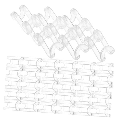 FUNNETOYU 60stücke Kleiderbügel Verbindung Haken Material Für Platzsparende Aufbewahrung Im Schrank Einfach Zu Verwenden Und Wiederverwendbar von FUNNETOYU