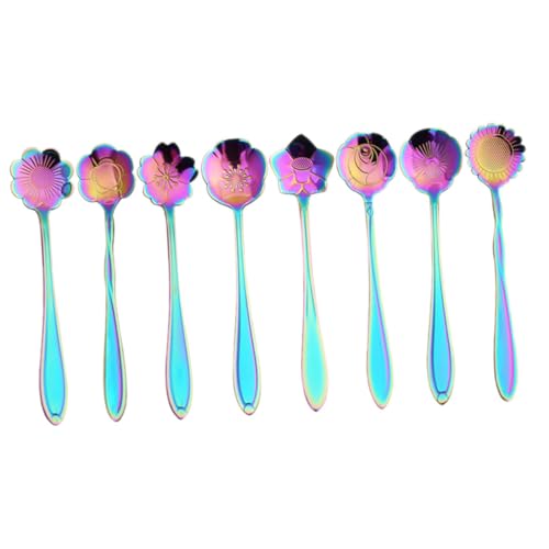 FUNNETOYU 8 Stück Teiliges Bunte Rührstäbchen mit Vergoldeter Blumenform Rostfrei Spülmaschinenfest Eleganter Griff zum Mischen von Cocktails Eistee Kaffee und Getränken FUNNETOYU 8 Stück Teiliges Bunte Rührstäbchen mit Vergoldeter Blumenform Rostfrei Spülmaschinenfest Eleganter Griff zum Mischen von Cocktails Eistee Kaffee und Getränken von FUNNETOYU
