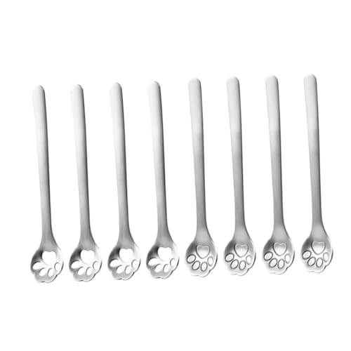 FUNNETOYU 8 Stück Teiliges Edelstahl Kaffeelöffel mit Hohlkatzenpfoten Design Rostfrei zum Rühren von Kaffee Tee und Desserts Kompakt und Fleckenresistent für Zuhause Büro FUNNETOYU 8 Stück Teiliges Edelstahl Kaffeelöffel mit Hohlkatzenpfoten Design Rostfrei zum Rühren von Kaffee Tee und Desserts Kompakt und Fleckenresistent für Zuhause Büro von FUNNETOYU