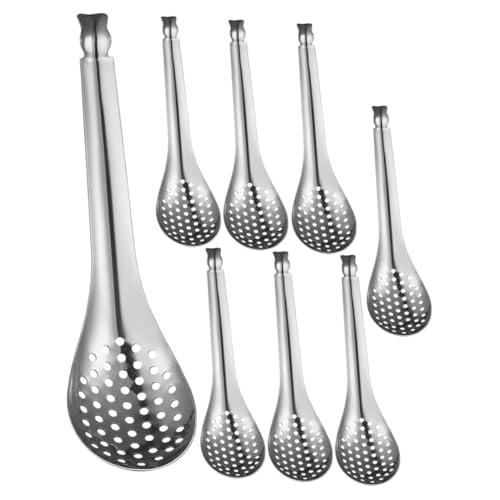 FUNNETOYU 8 Stück Teiliges Edelstahl Sieb löffel Set mit Ergonomischem Griff Präziser Filtration für Fischrogen und Gewürze Langlebig und Robust für Küche Restaurant und Hot Pot Gebrauch FUNNETOYU 8 Stück Teiliges Edelstahl Sieb löffel Set mit Ergonomischem Griff Präziser Filtration für Fischrogen und Gewürze Langlebig und Robust für Küche Restaurant und Hot Pot Gebrauch von FUNNETOYU