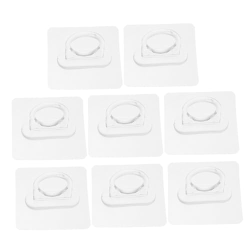 FUNNETOYU 8 Stück Teiliges Klare Selbstklebende Rundhaken ohne Bohren Vielseitig für Bad und Küche Stabiler Wandhaken zur Aufbewahrung von Shampoo Duschgel Handtüchern Modernes Design FUNNETOYU 8 Stück Teiliges Klare Selbstklebende Rundhaken ohne Bohren Vielseitig für Bad und Küche Stabiler Wandhaken zur Aufbewahrung von Shampoo Duschgel Handtüchern Modernes Design von FUNNETOYU
