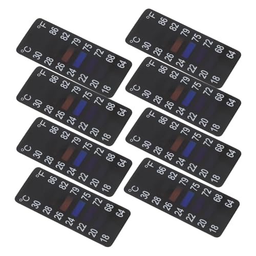 FUNNETOYU 8 Stück Teiliges Selbstklebendes Thermometer für Fermentation Temperaturgenaue Messung von Einfach Anzubringen Geeignet für Fermentationsgläser und Brauflaschen zur Optimalen FUNNETOYU 8 Stück Teiliges Selbstklebendes Thermometer für Fermentation Temperaturgenaue Messung von Einfach Anzubringen Geeignet für Fermentationsgläser und Brauflaschen zur Optimalen von FUNNETOYU