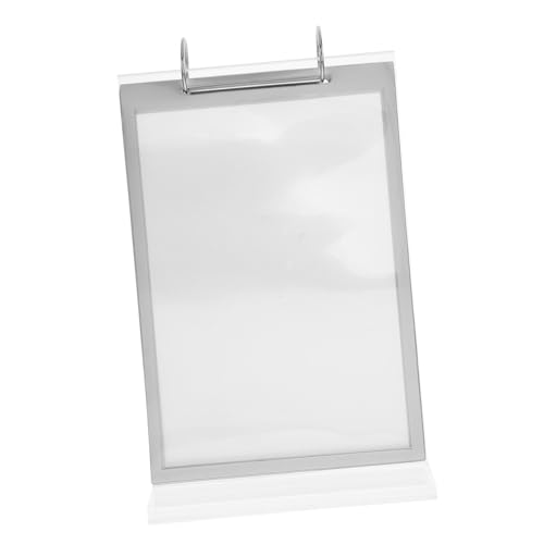 FUNNETOYU Acryl Flip Menühalter Transparent Robuster Tischkartenhalter für Restaurant Desktop Display Werbetafel Präsentation ohne Werkzeug Montage FUNNETOYU Acryl Flip Menühalter Transparent Robuster Tischkartenhalter für Restaurant Desktop Display Werbetafel Präsentation ohne Werkzeug Montage von FUNNETOYU