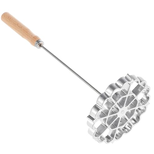 FUNNETOYU Antihaft Öl löffel mit Holzgriff Frittierfreundliches Küchenwerkzeug für Frittierte Snacks Kleine Rosetten form Leicht und Rostfrei für Hausgemachte Teigwaren und Shrimp Cakes FUNNETOYU Antihaft Öl löffel mit Holzgriff Frittierfreundliches Küchenwerkzeug für Frittierte Snacks Kleine Rosetten form Leicht und Rostfrei für Hausgemachte Teigwaren und Shrimp Cakes von FUNNETOYU