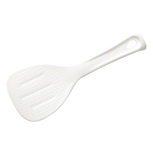 FUNNETOYU Antihaftbeschichteter Reislöffel mit Ergonomischem Griff Kratzfest und Verschleißarm Stehend für Küche Zuhause Restaurant und Hotel Geeignet Weißer Reispaddel aus Langlebigem von FUNNETOYU