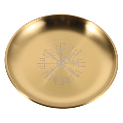 FUNNETOYU Aufbewahrungstablett mit Gravur Flache Snack und Schmuckschale Multifunktionales Deko Tablett für Schmuck und Tarot Langlebig Künstlerisch Gestaltet FUNNETOYU Aufbewahrungstablett mit Gravur Flache Snack und Schmuckschale Multifunktionales Deko Tablett für Schmuck und Tarot Langlebig Künstlerisch Gestaltet von FUNNETOYU