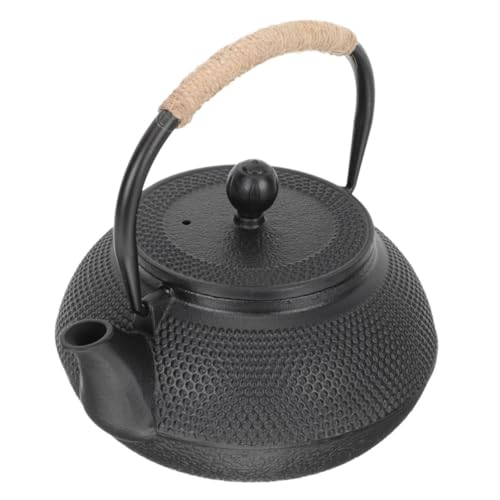 FUNNETOYU Aus Gusseisen Gießen Kessel Teekannen Retro Leicht Farbe Teapots for Tea Small Tea Kettle Mini Und Für Wasserkocher Tragbare Lose Schwarz FUNNETOYU Aus Gusseisen Gießen Kessel Teekannen Retro Leicht Farbe Teapots for Tea Small Tea Kettle Mini Und Für Wasserkocher Tragbare Lose Schwarz von FUNNETOYU