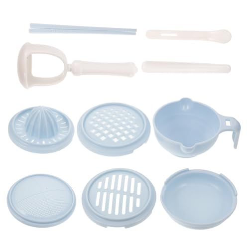 FUNNETOYU Babynahrungs Maker Set Handbetriebene Mahl und Reibeschale für Obst und Babybrei Zubereitungsgerät Eisblau mit Rutschfester Basis für Sicheres Mahlen FUNNETOYU Babynahrungs Maker Set Handbetriebene Mahl und Reibeschale für Obst und Babybrei Zubereitungsgerät Eisblau mit Rutschfester Basis für Sicheres Mahlen von FUNNETOYU