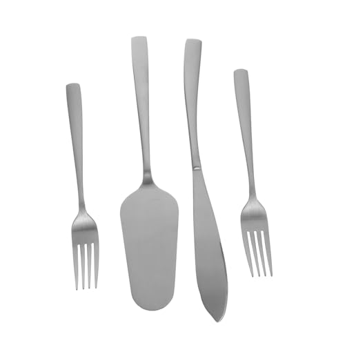 FUNNETOYU Backset Backutensil Plätzchenbackwerkzeuge Kuchenutensilien Zum Backen Schneidewerkzeuge Kuchen Servierutensilien Gebäckutensilien Tortenheber Spatel Brotschneider Silber von FUNNETOYU
