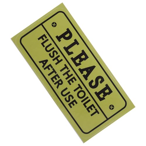 FUNNETOYU Bitte Spülen Toilettenschild PVC Aufkleber Ölbeständig Selbstklebend Toiletten Wandtattoo Badezimmer Hinweis Leicht Anzubringen und Rückstandsfrei Entfernbar FUNNETOYU Bitte Spülen Toilettenschild PVC Aufkleber Ölbeständig Selbstklebend Toiletten Wandtattoo Badezimmer Hinweis Leicht Anzubringen und Rückstandsfrei Entfernbar von FUNNETOYU